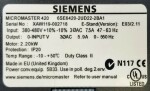 Siemens 6SE6420-2UD22-2BA1
